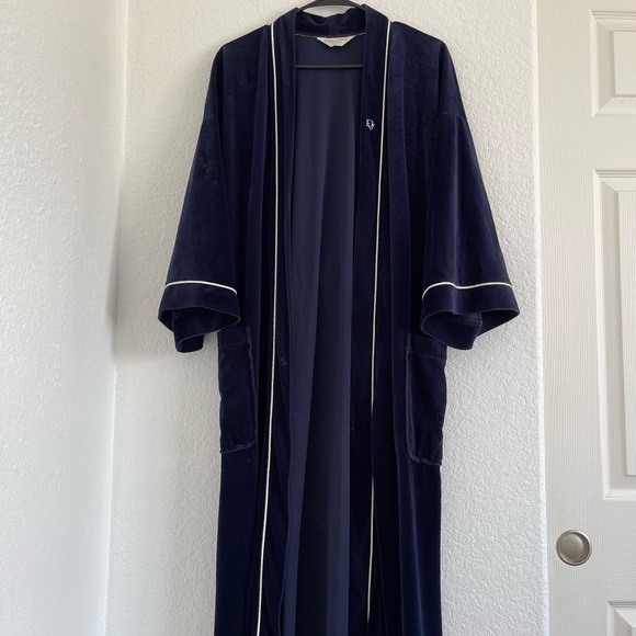 Vintage Christian Dior velvet Robe - Picture 1 of 5